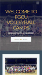 Mobile Screenshot of fgcuvolleyballcamps.com
